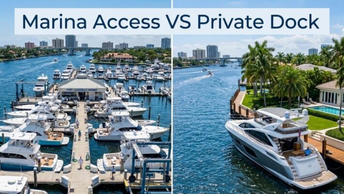 Marina Access Vs Private Dock