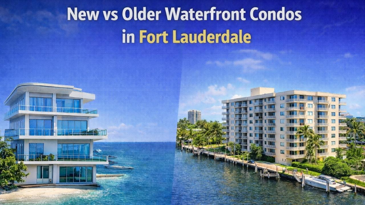 New vs Older Waterfront Condos in Fort Lauderdale