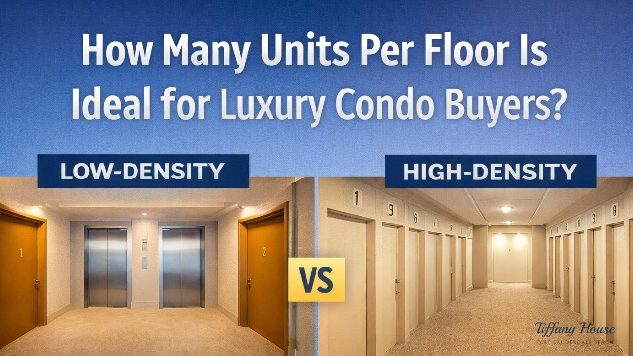 how many units per floor in luxury condo